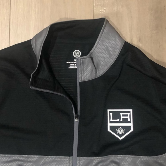 Los Angeles Kings Pullover Size: Large NWT, Black & Grey - Picture 3 of 5